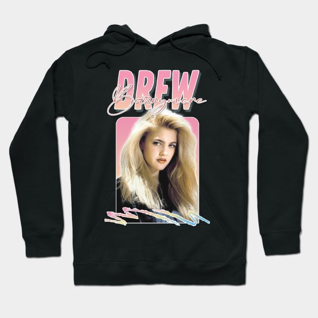 Drew Barrymore / 90s Retro Graphic Design Hoodie by DankFutura